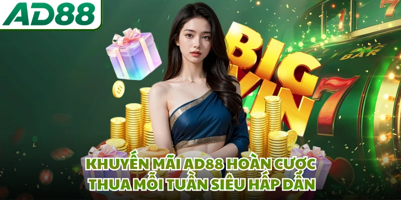 Khuyến mãi AD88 hoàn cược thua mỗi tuần siêu hấp dẫn 