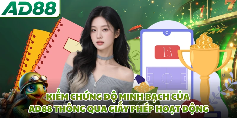 Kiểm chứng độ minh bạch của AD88 thông qua giấy phép hoạt động 