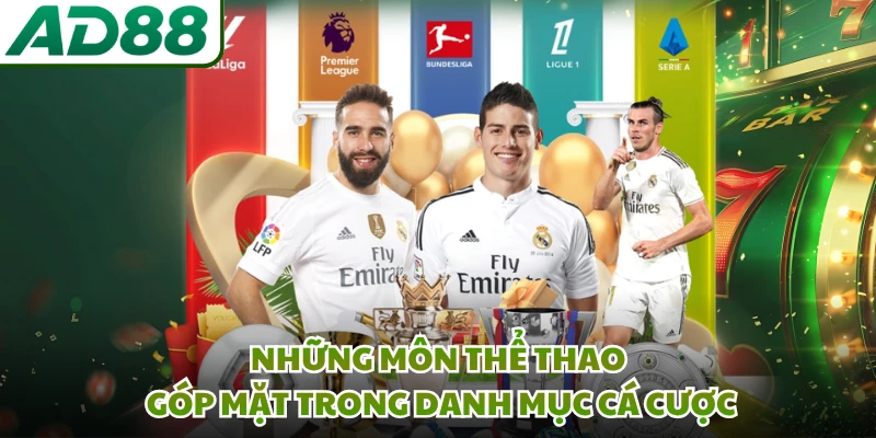 Những môn thể thao góp mặt trong danh mục cá cược 