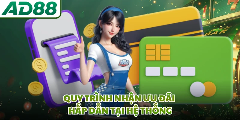 Quy trình nhận ưu đãi hấp dẫn tại hệ thống 